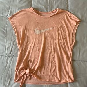 Nike tee with bow in the bottom